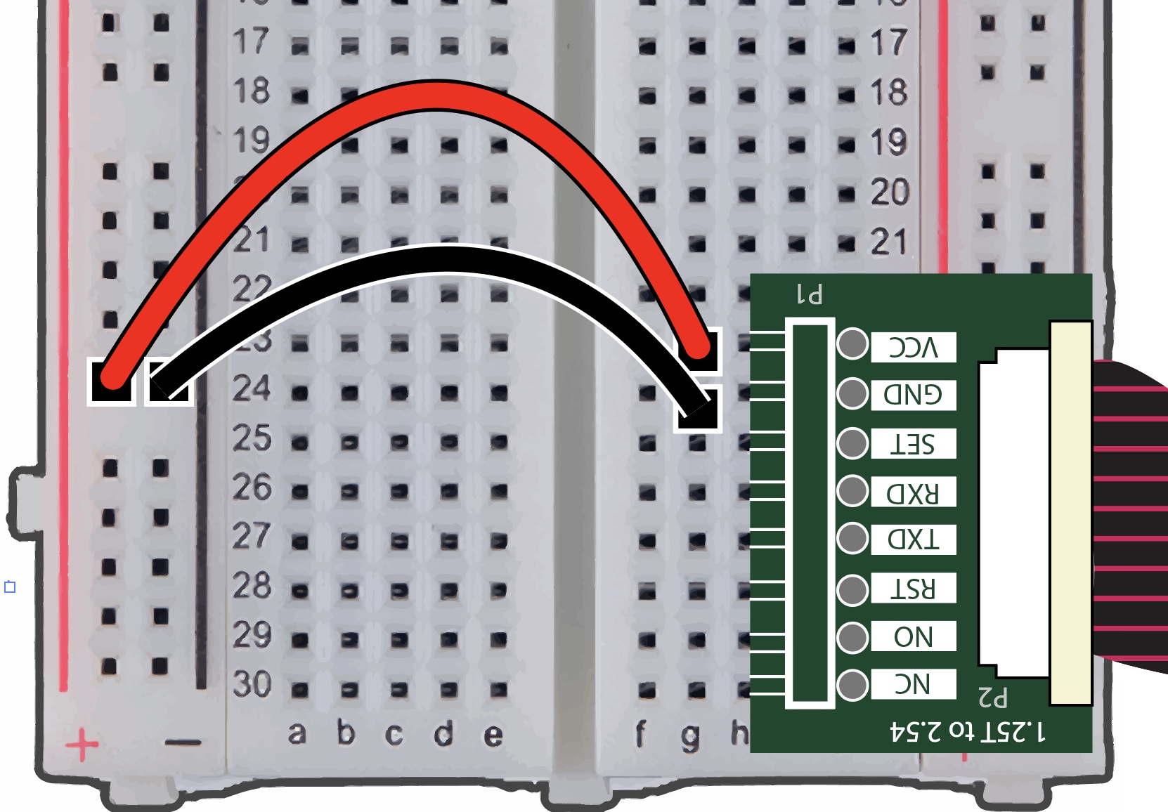 GND and VCC Connections for PM Sensor