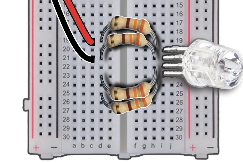 Black Wire to Breadboard